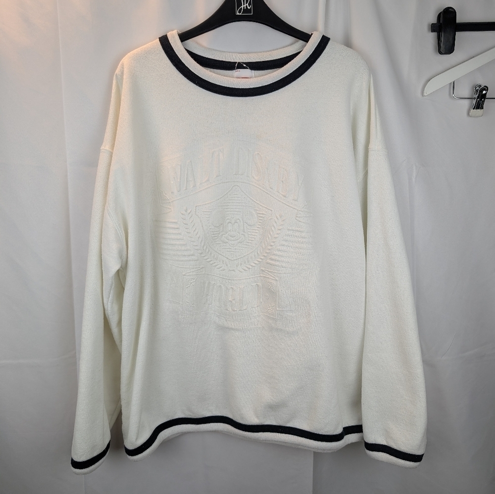Vintage 1980s Walt Disney World Mickey Mouse Crewneck Sweatshirt L/XL